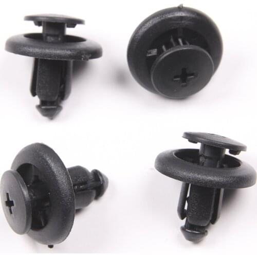 50Pcs Black 8mm Hole Interior Trim Panel Car Fender Retainer Fastener Rivets Clips Fit For Mazda 6 M3 M5 M6 M2