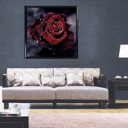 Diamond embroidery 5D flower diamond cross stitch crystal square diamond sets unfinished decorative diy diamond painting rose