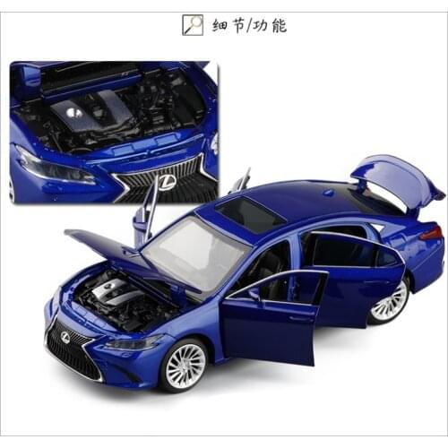 1: 32 Lexus ES300 six car steering shock absorber alloy car model acousto optic simulation car model toy