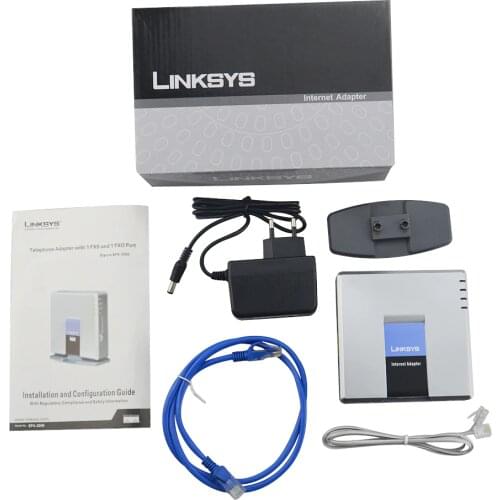 Free fast shipment!Best UNLOCKED LINKSYS SPA3000 SPA 3000 VOIP FXS gateway Phone Adapter Brand New