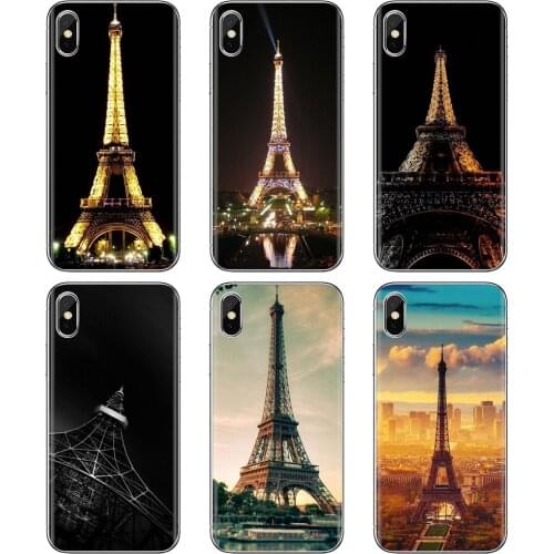 Eiffel Tower Night Bokeh Lights For Huawei Honor 6 6A 7 7X 7A 7C 8 8C 8X 9 9X 10 10i 20 Lite Play Pro Soft Shell Cover