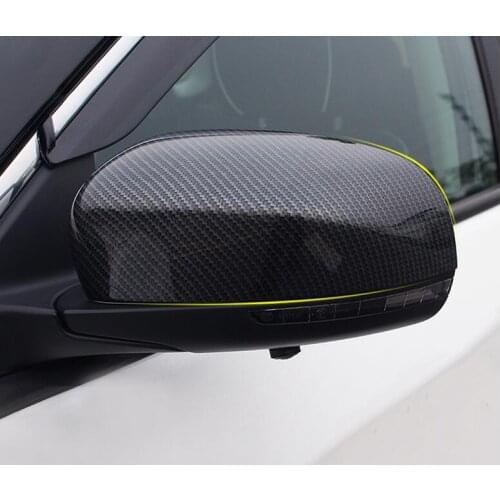 For Jeep Compass 2017 2018 2019 2020 ABS Chromed Car Side Door Rearview Mirror Protect Frame Cover Trim Rear Mirror Cover