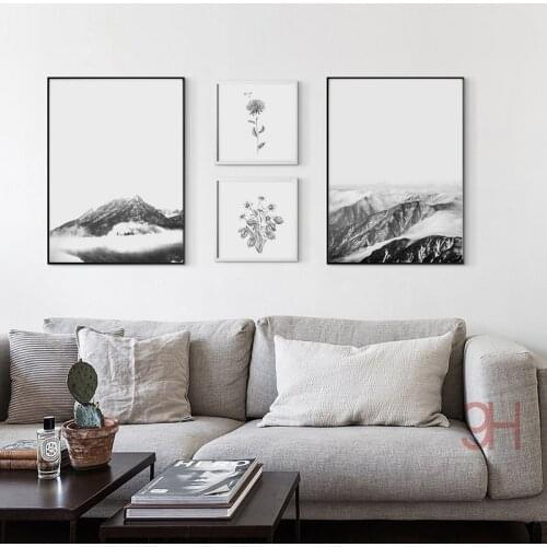 Nordic Style Landscape Canvas Art Print Painting Poster, Wall Pictures for Home Decoration, Wall Decor NOR003