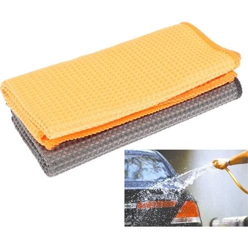 1PCS Microfiber Terry Cloth 40cmx40cm Car Microfiber Glass Cleaning Towels With Waffle Weave Best Water Drying Cloth
