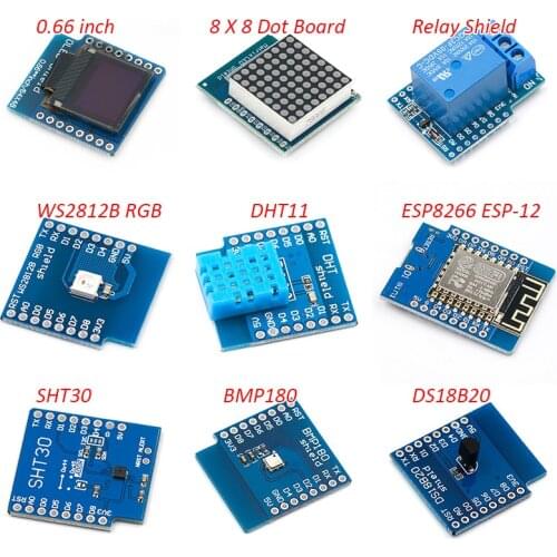 DHT Shield For WEMOS D1 mini ESP32 MINI DHT11 Single-bus digital temperature and humidity sensor module sensor wifi temperature