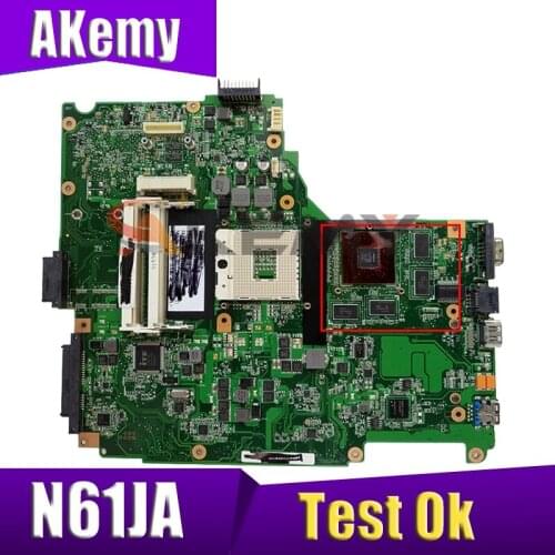 N61JA motherboard 1GB-GPU for ASUS N61J N61JQ N61JN N61JA laptop mainboard test 100% OK