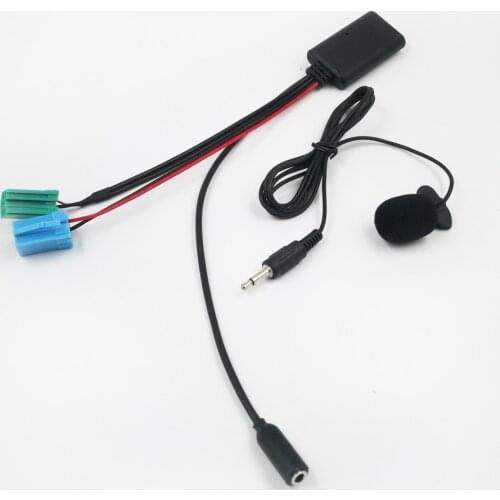 Biurlink 300CM Car Stereo Mini ISO 6pin 8pin Connector Aux Cable Bluetooth Handsfree Audio Adapter for Renault Updatelist Radio