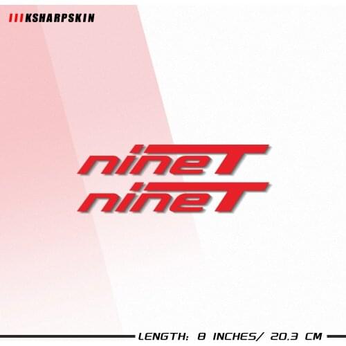 Motorcycle sticker accessories bike Fuel tank Wheels helmet notebook Luggage reflective MOTO sign sticker For BMW NINET nine T