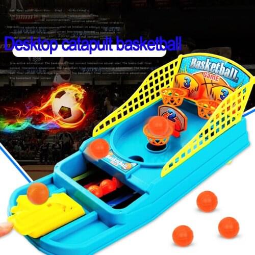 Mini Board Game Toys Desktop Basketball Finger Versus Shoot Football Field Ejection Frog Bowling Manual Launcher Puzzle Kid Gift