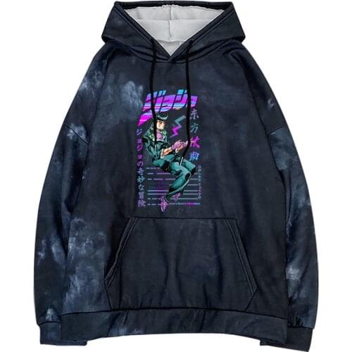 2021 New Anime Jojo Bizarre Adventure Autumn Spring Winter Hoodie Sweatshirt