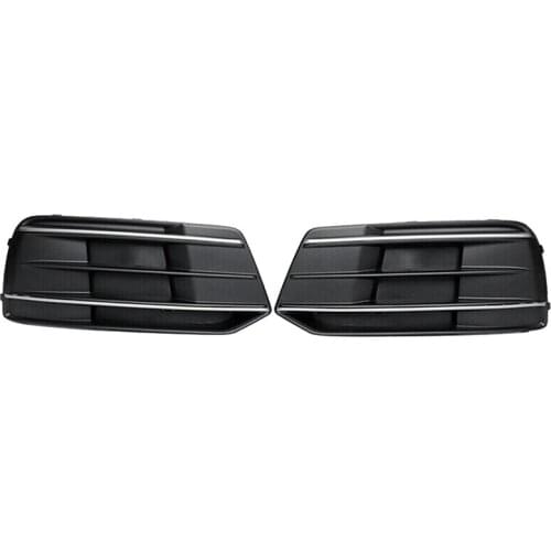 Driver Side Car Front Bumper Fog Light Lamp Grille Cover Trim for - Q5 SQ5 2018 2019 2020