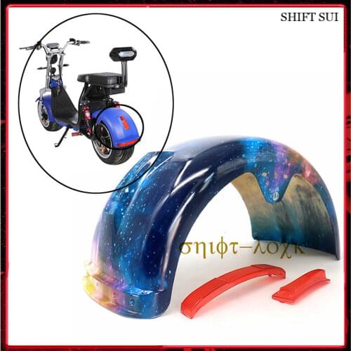 18x9.50-8 ,225/55-8 ,225/40-10 Front or Rear Fender Plastic Shell with Tail Light Fender for Citycoco Electric Scooter