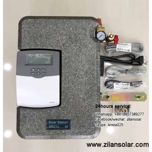 SR21L-288 pump station for solar boiler with SR288 solar controller