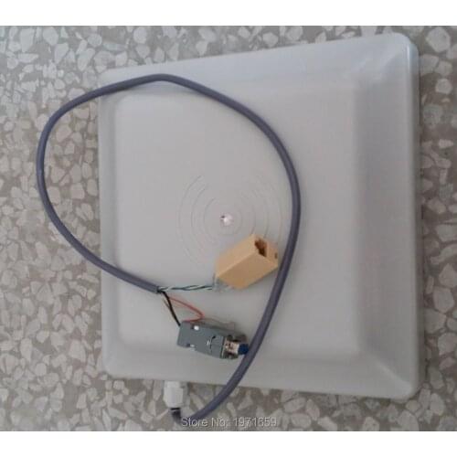 UHF Long Range RFID Reader with waterproof antenna TCP/IP interface for access control system +30 pcs UHF cards optional
