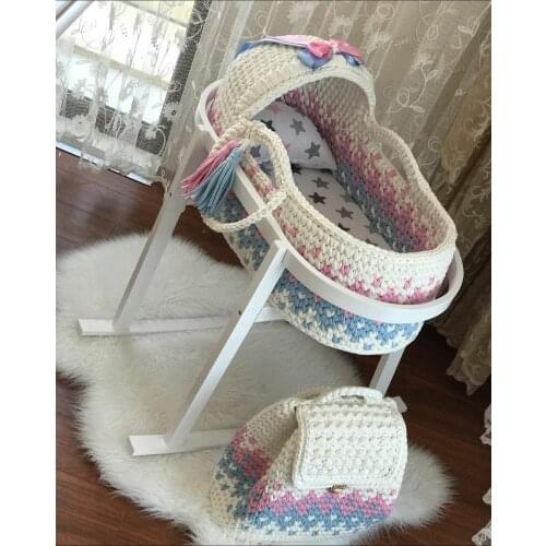 Knit poufs, rugs, chunky blankets, newborn baby baskets
