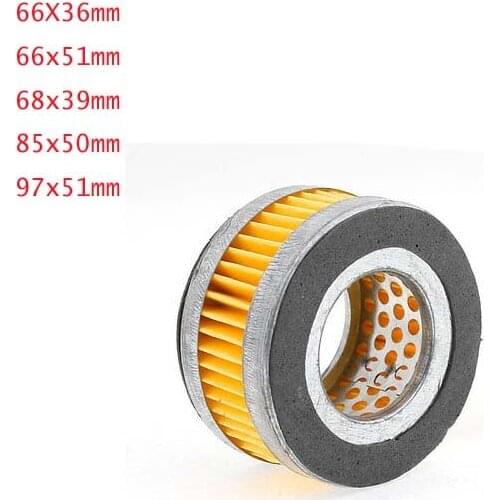 1pc Car Truck Vehicle Compressor Air Filter Silencer Dia. x Height 66X36mm/66x51mm/68x 39mm/85x50mm/97x51mm