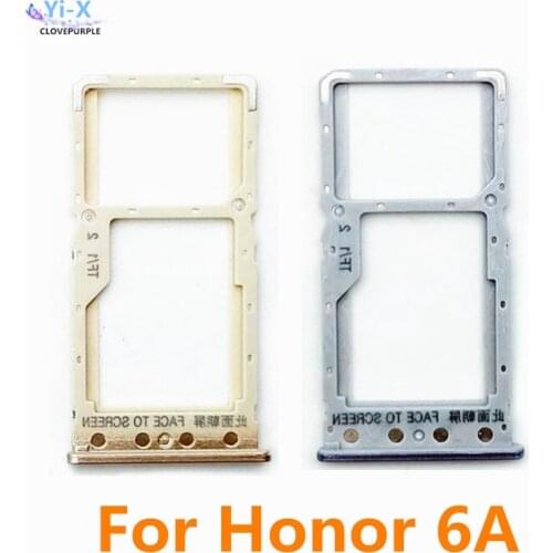 10pcs/lot SIM Card Tray Slot Holder Micro SD Card Slot Holder Adapter for Huawei Honor 6A