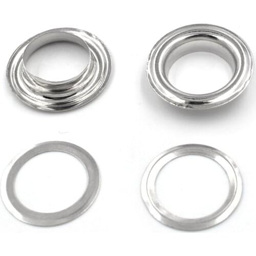 100 pieces/lot) An inner diameter of 12mm eyelets. Gas buttons. Metal pores. Hollow rivets. Shoebox pores. Wearing rope hole