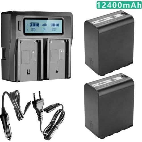 12400mAh VW-VBD98 battery with LED power indicator For Panasonic AJ-PX280 PX285MC AG-HPX265MC HPX260MC PX270 PX298 MDH2 FC100