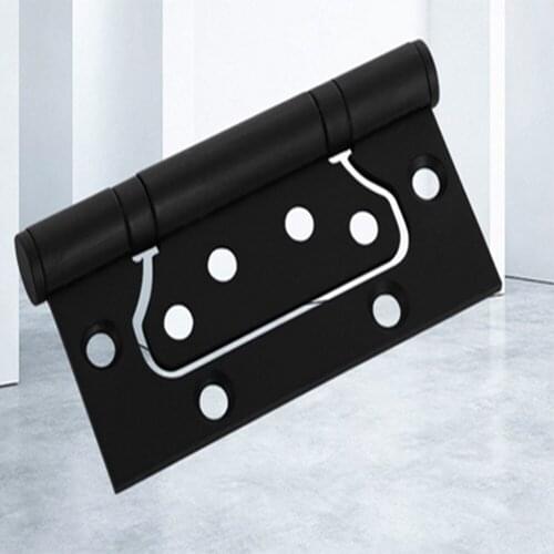 2PCS 4 inch hinge 304 stainless steel bearing loose leaf solid wood door silent thickened folding hinge