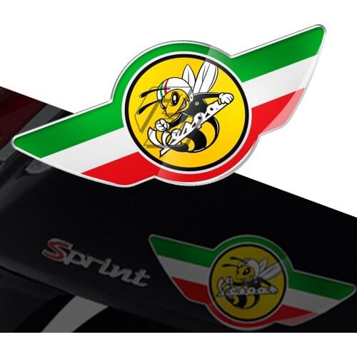 3D Motorcycle Decal Italy Flag Bee Stickers Case for PIAGGIO VESPA GTS150 GTS 250 GTS300 GTS GTV 150 125 250 300 300ie