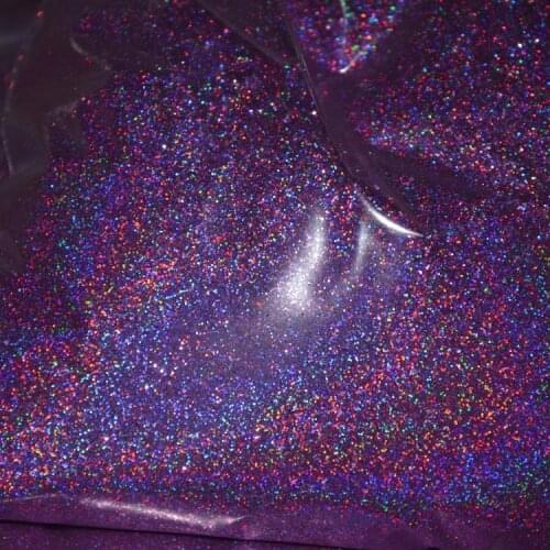 50g 0.2MM(1/128")008inch Fine Holographic colorful -purple Nail Art Glitter Dust Powder Hexagon Shape for Nail Art decoration