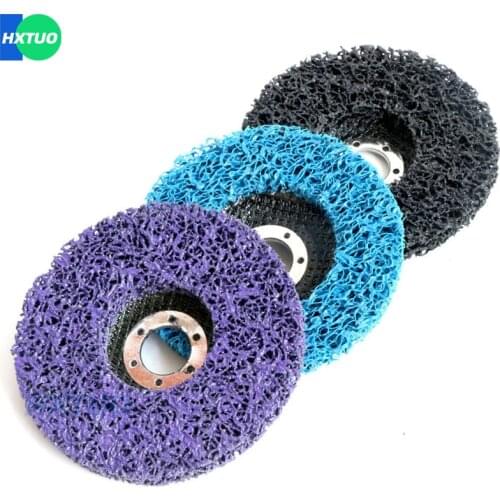 50-125mm Poly Strip Disc Abrasive Wheel Paint Rust Remover Clean Grinding Wheels for Motorcycles Durable Angle Grinder Car