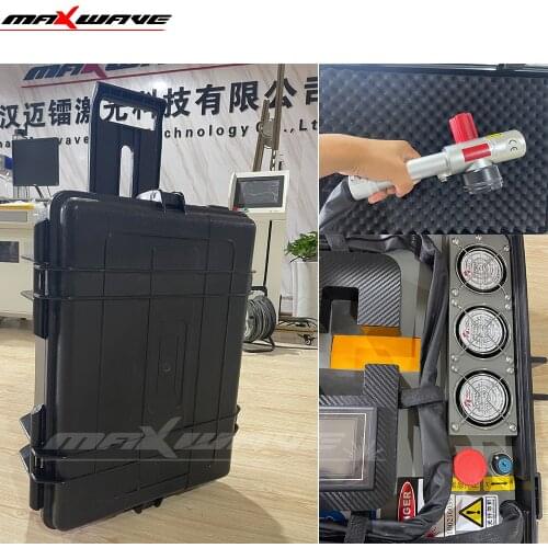 High power 100W 200W 500W laser cleaning machine IPG RAYCUS metal rust removal cleaner