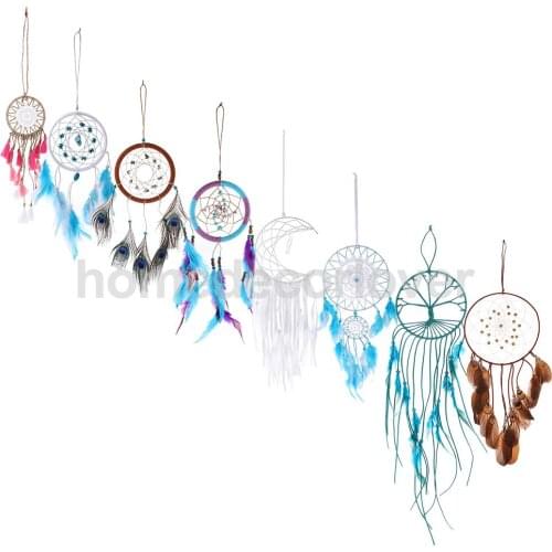 Auto Car Home Hanging Dream Catcher Dreamcatcher Bead/Feather for Decorative