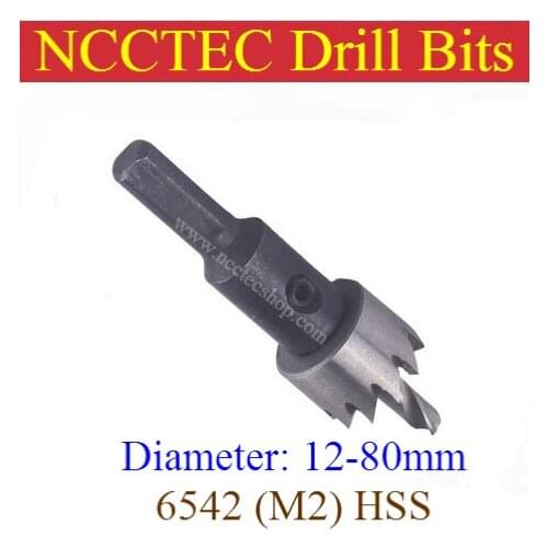 0.76'' HSS 6542 M2 Stainless Steel Sheet High Speed Steel Metal Alloy Hole Saw Cutters FREE SHIPPING | 19mm pipe drill bits