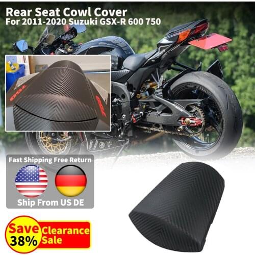 Rear Seat Cowl Cover for 2011-2020 Suzuki GSXR GSX-R 600 750 Motorcycle Carbon Pillion Solo Motor Fairing 15 2016 2017 2018 2019