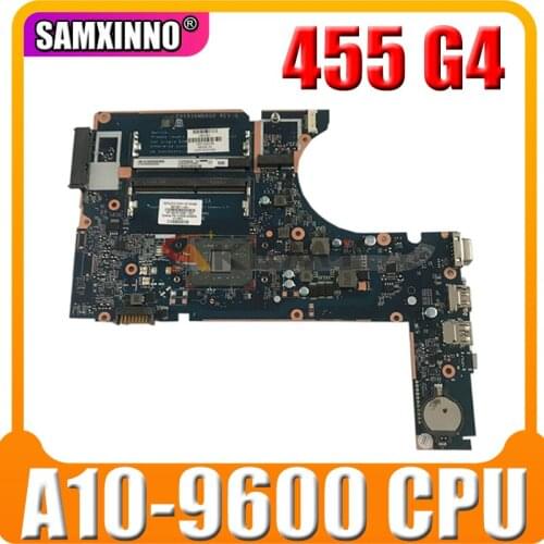 For HP ProBook 455 G4 Laptop Motherboard 907356-601 With A10-9600 processor DAX93AMB6G0 100% Tested Fast Ship