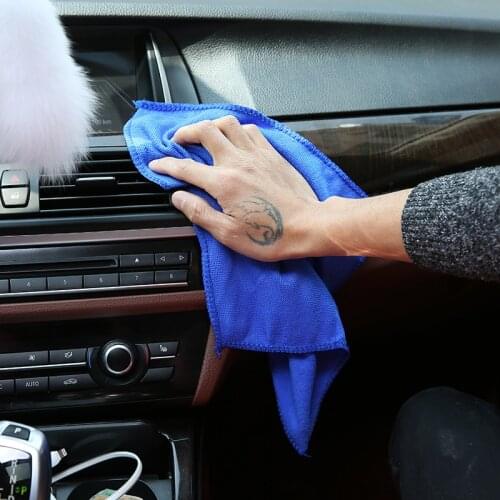 Hot Selling!Wholesale 28*28cm Soft Microfiber Cleaning Towel Car Auto Wash Dry Clean Polish Cloth