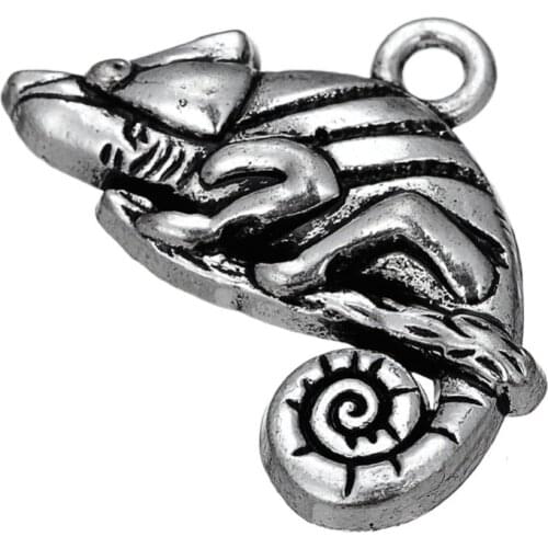 Chameleon Animal Metal Charms