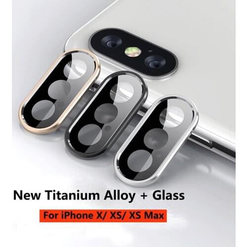 Lens Ring For iPhone X XS XR Max Metal Camera Protector For iPhone X R XS Max Lens Screen Film For iPhone X S XR Max Lens Case