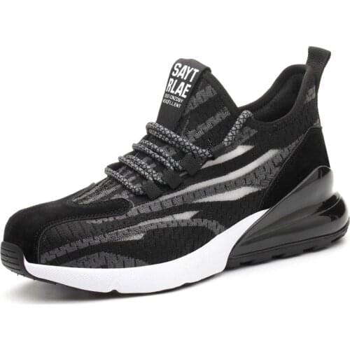 Work Safety Shoes Anti-Smashing Steel Toe Puncture Proof Construction Lightweight Breathable Sneakers Boots Men Women Air Light