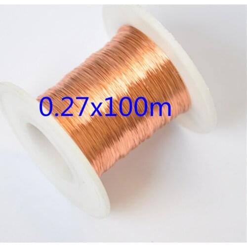 QA-1-155 100m/pc Magnet Wire 0.27mm Enameled Copper wire Magnetic Coil Winding 0.27mm