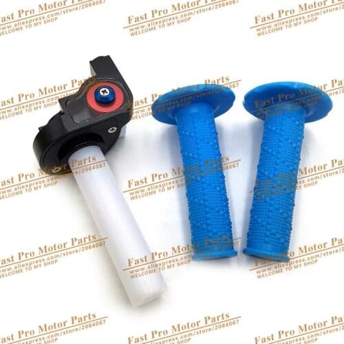 Motorcycle parts visual Throttle Grips Settle & twist gas throttle handle Dirt Pit Bikes Racing Bike Motocross