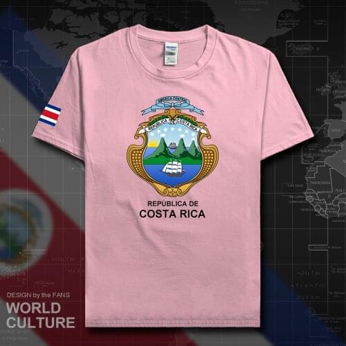 Costa Rica men t shirt 2018 jerseys nation team tshirt 100% cotton t-shirt country clothing sporting CRI Costa Rican Tico new 20