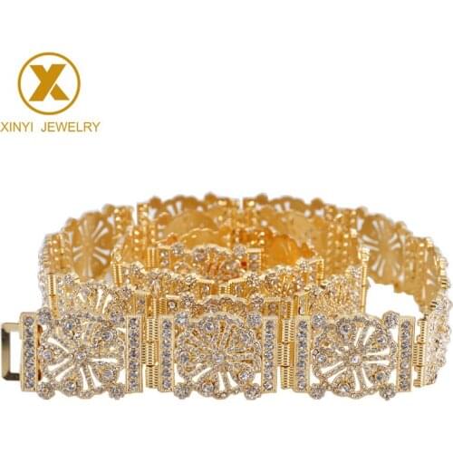 The latest trend is the exquisite diamond-encrusted Moroccan gold sash, a sparkly cutout of a small dress band