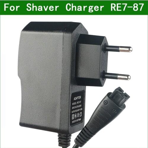 4.8V 1.25A 2-Prong EU Wall Plug AC Power Adapter Charger for Panasonic Electric Shaver ES-ST37 ES-ST39 ES-RC70 ES-RT30 ES-RT34
