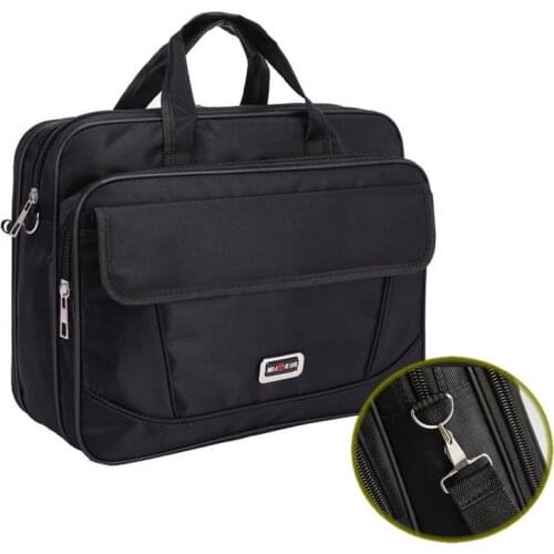 Mens Waterproof Briefcase Men Bags Hand-held Nylon Laptop Bag Travel Suitcase Men Large Capacity Messenger Shoulder Bags