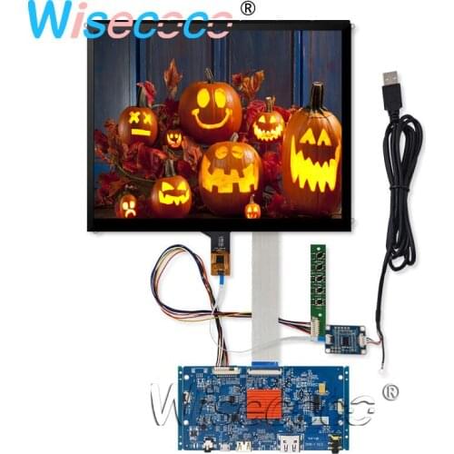 Wisecoco 9.7 Inch 2K 2048*1536 IPS Retina Monitor Screen LCD Module touch panel HDMI control board for Raspberry LP097QX1 SPA1