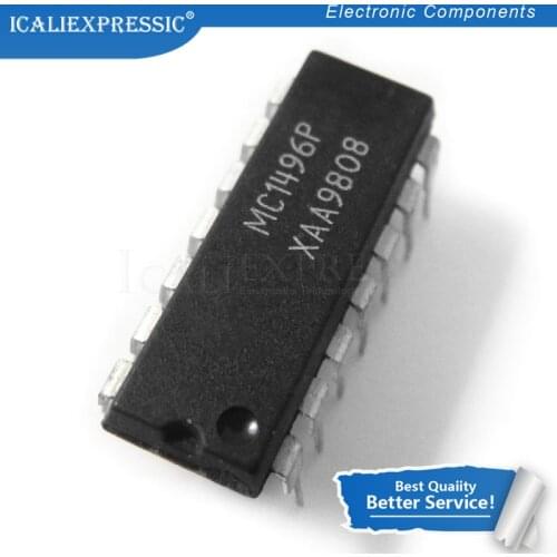 10PCS MC1496P DIP-14 MC1496 DIP14 MC1496BP DIP-14 1496P