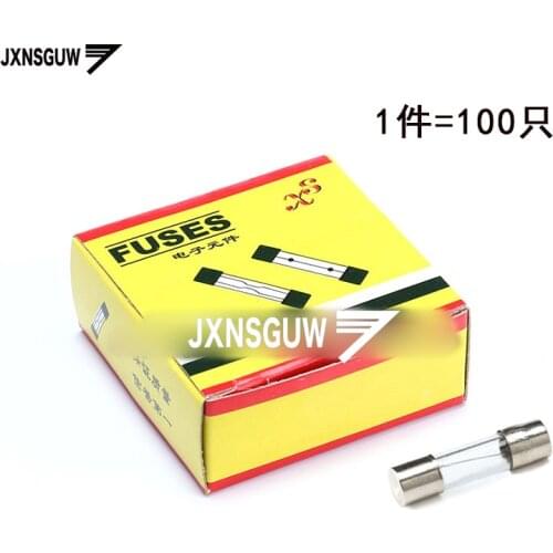 100PCS Glass fuse volume 6*30MM 250V 1A/2A/3A/4A/5A/6A/7A/8A/10A/12A/15A/20A/30A fuse