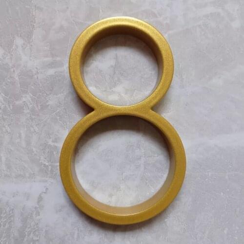 127mm Golden Floating Modern House Number Gold Door Home Address Numbers for House Digital Outdoor Sign Plates 5 In. #8
