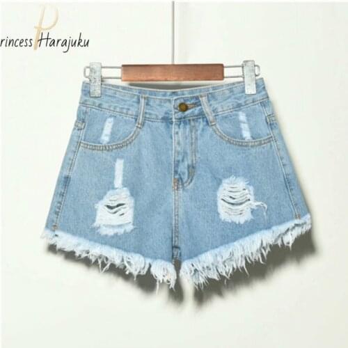 2021 New Summer Shorts Casual Fashion Denim Women Shorts High Waist Fur-lined Leg-openings Plus Sizes S-xxxxxl Sexy Short Jeans