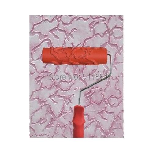 7'' NCCTEC Liquid wallpaper flower mould FREE shipping 180mm liquid wallpaper embossed paint mould flower decoration print drum