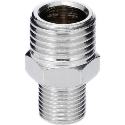 1pc Airbrush Hose Adaptor 1/4" BSP Male to 1/8" BSP Male Chrome-plating Copper Connector Spray Gun Power Tools Accessories
