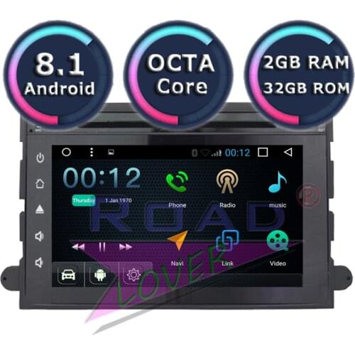 Android 8.1 Car Multimedia DVD Player Radio For Ford Expidition / Exploer Stereo GPS Navigation Automagnitol Two Din Video